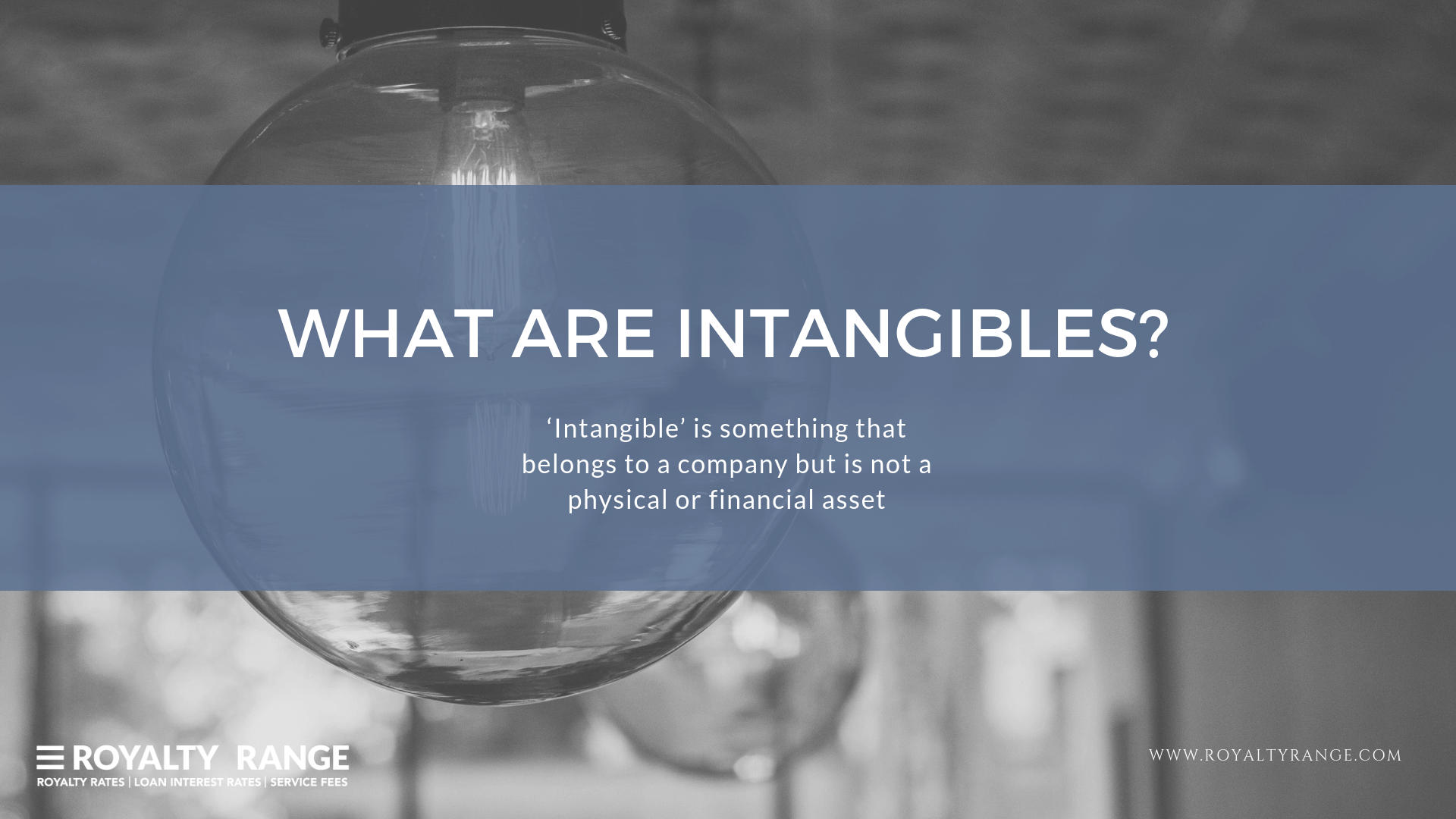 intangible assets (1) What are intangibles?