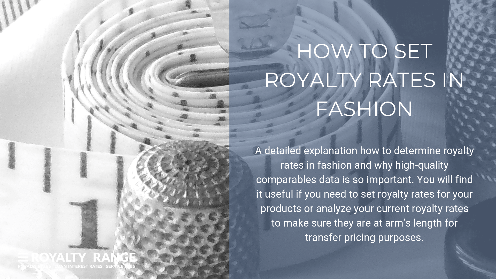HOW TO SET ROYALTY RATES IN FASHION (2) HOW TO SET ROYALTY RATES IN FASHION